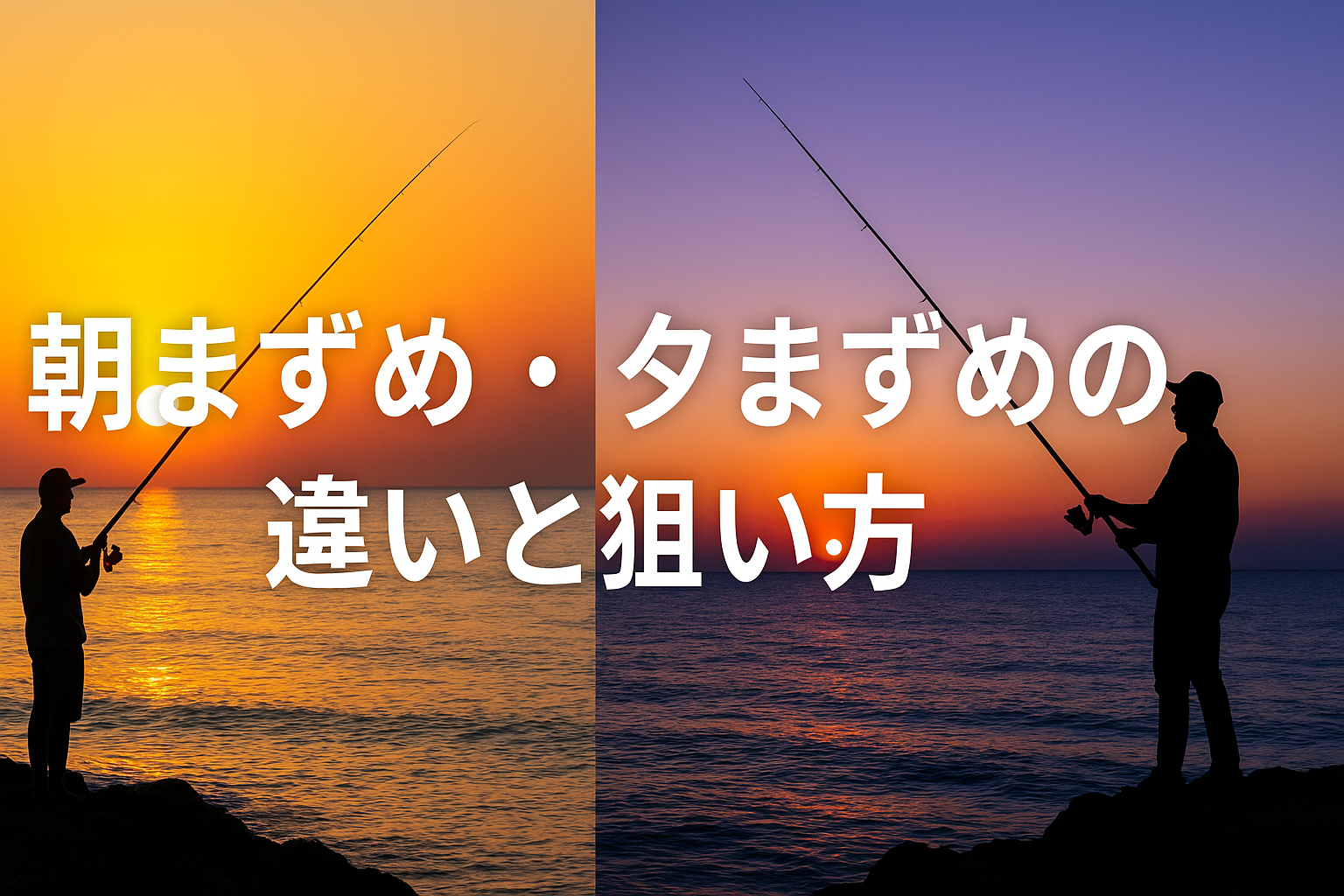朝まずめ・夕まずめの違いと狙い方｜初心者でも釣果アップする時合いの基本