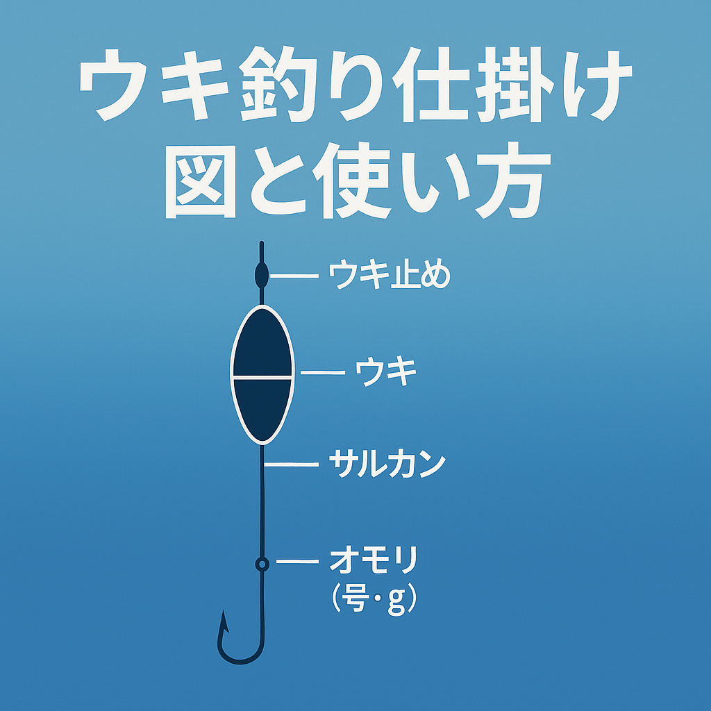 ウキ釣り仕掛け図と使い方完全ガイド｜基本から応用まで図解で分かりやすく解説