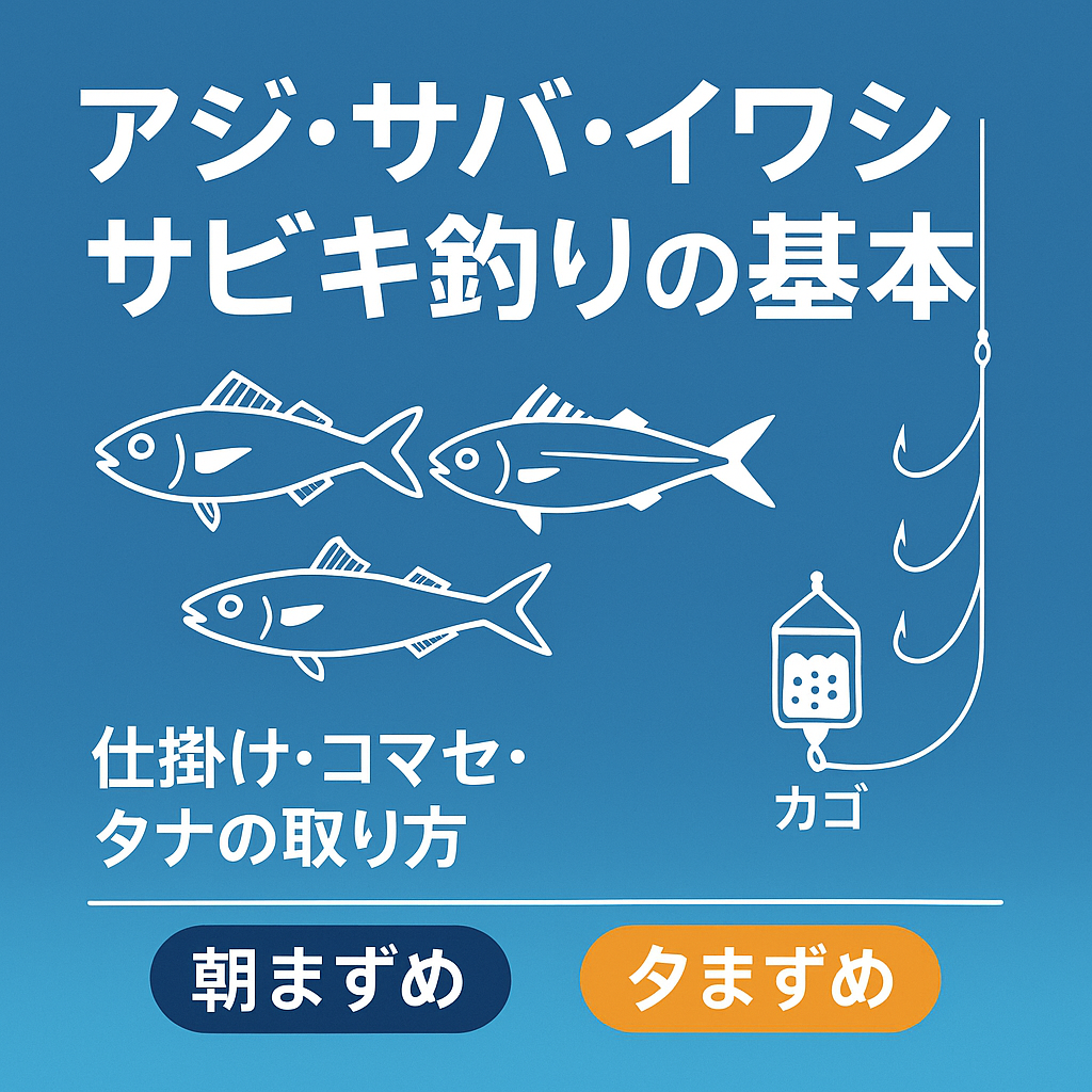 アジ・サバ・イワシのサビキ釣り完全ガイド｜初心者でも確実に釣れる基本テクニック